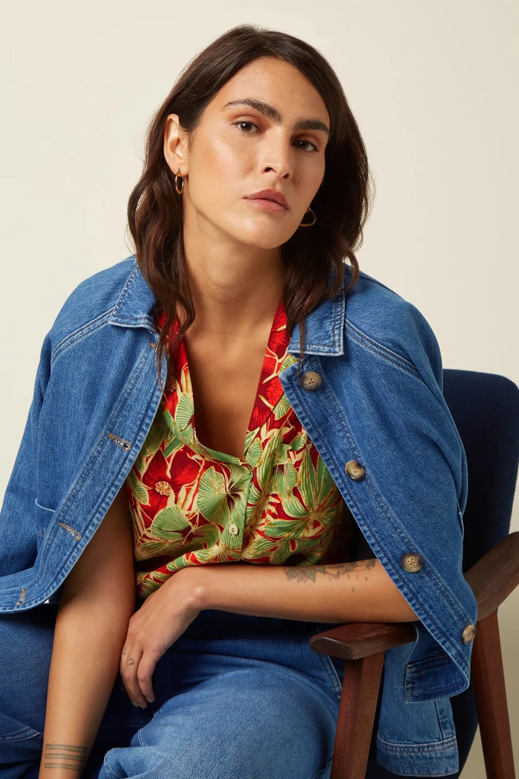 Penny Jacket Stone Denim - Blue Tint