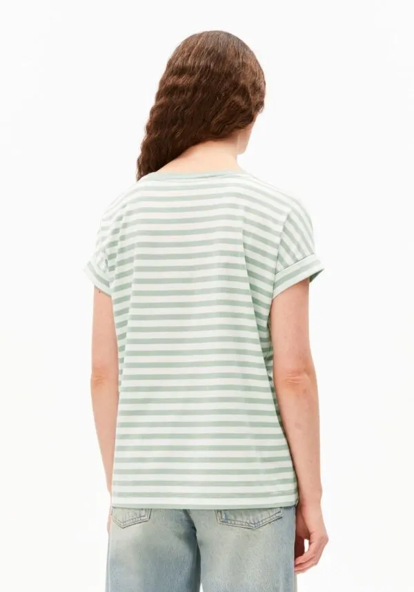 IDAARA STRIPES T-SHIRT - Lichtgroen