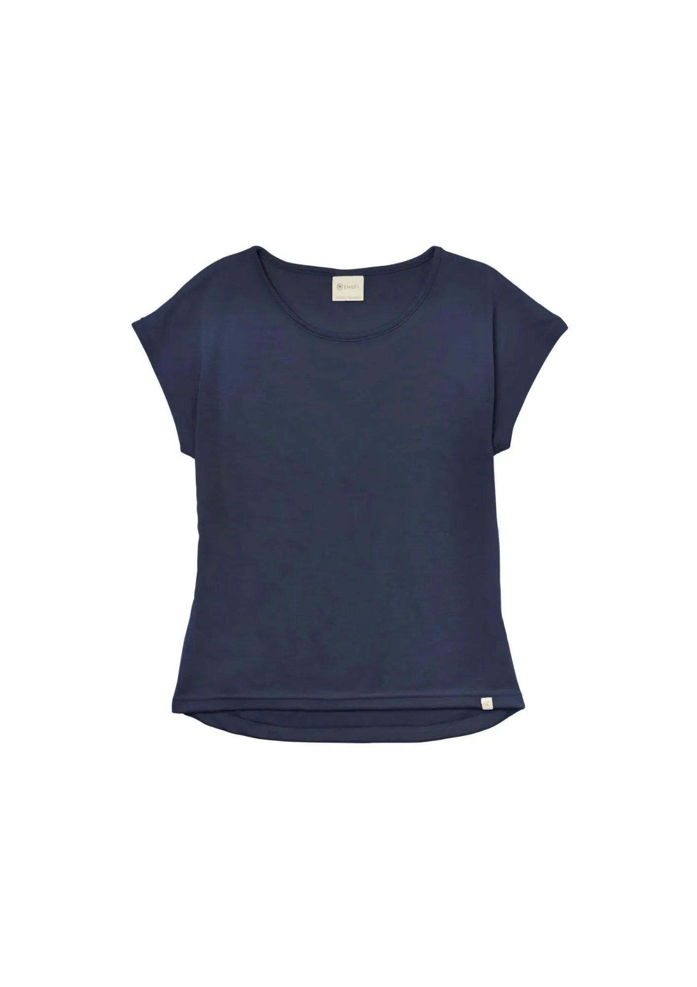 Ladies' shirt, overcut shoulders - Navy