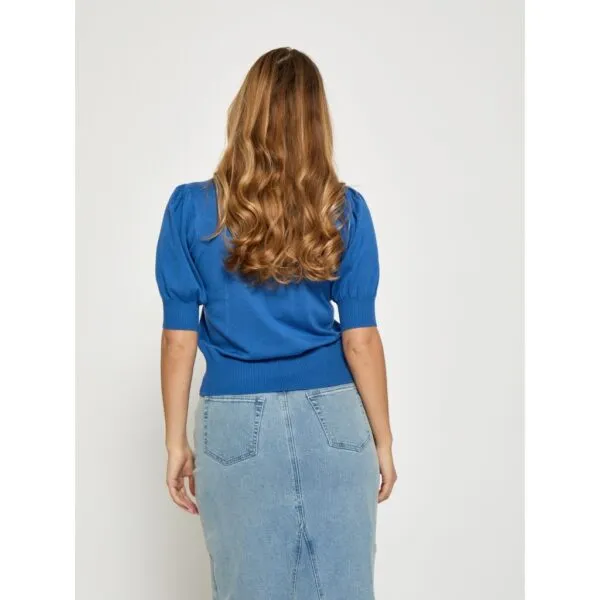 MSLiva Knit Tee - Cobalt blauw