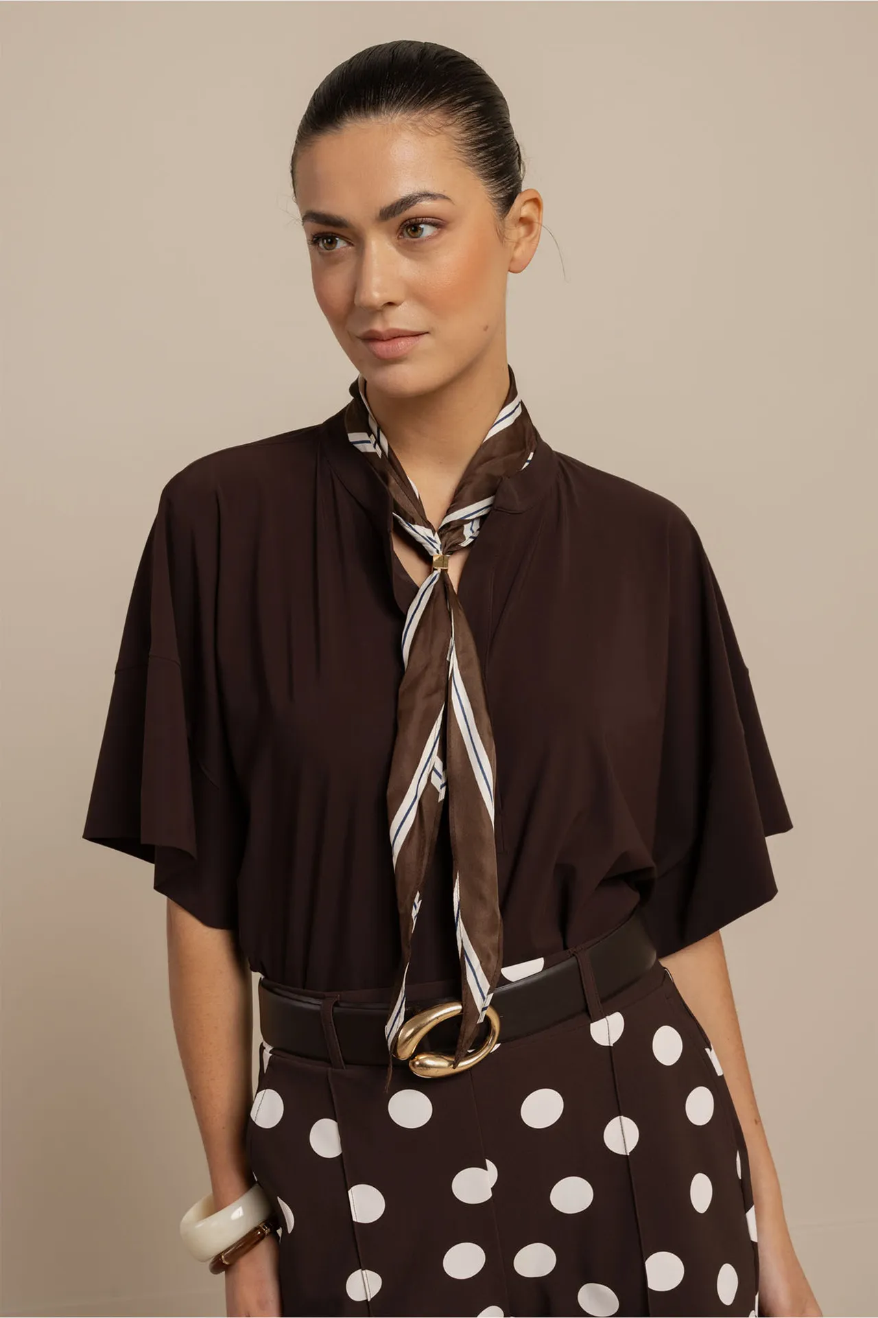 Laureen blouse - Espresso - Afbeelding 2