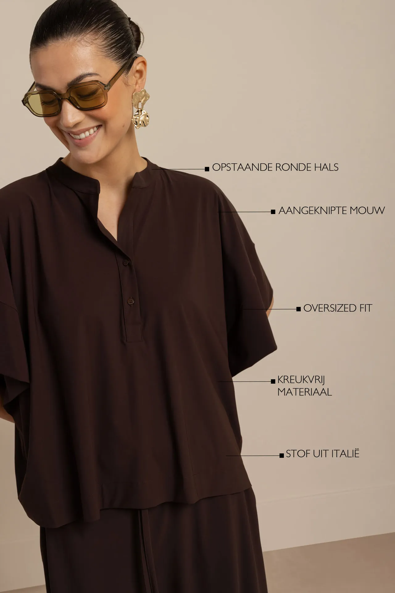 Laureen blouse - Espresso - Afbeelding 4
