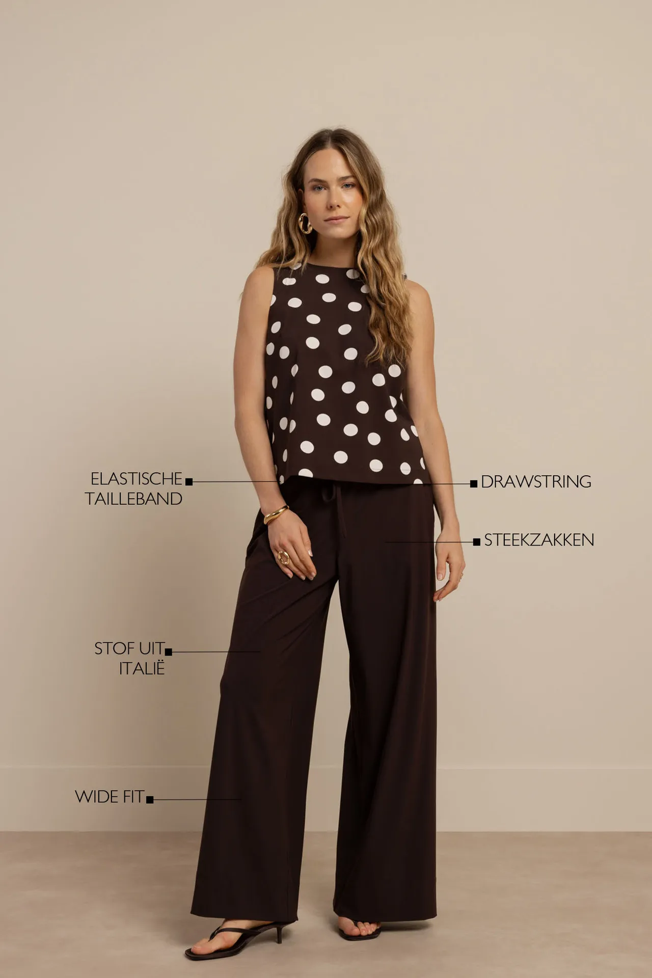 Grace trousers - Espresso - Afbeelding 2