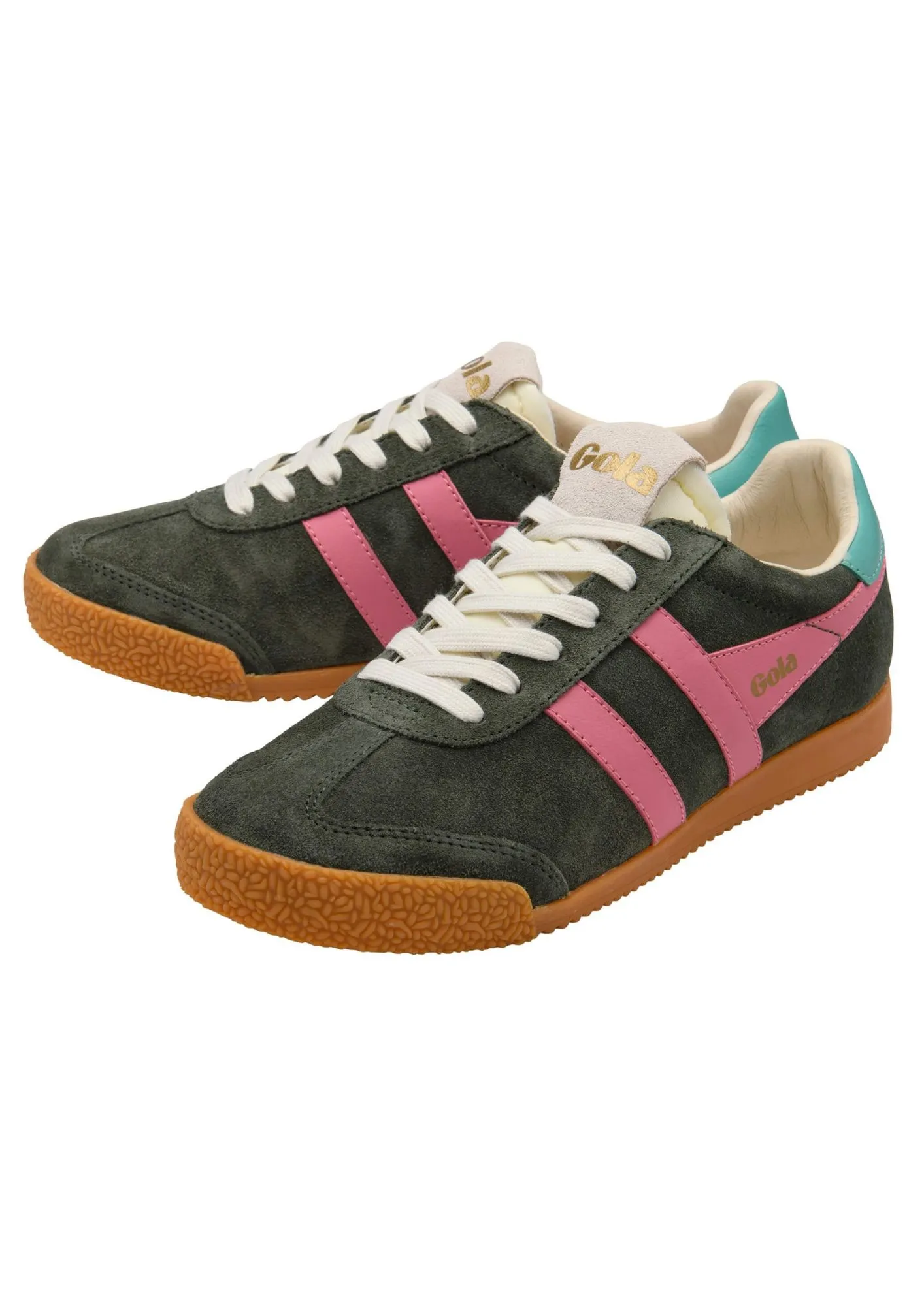 Elan - Dark Khaki/Bubblegum/Sea Mist