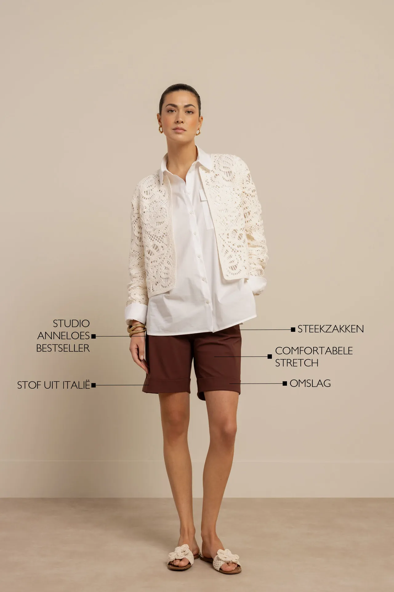 City bermuda - Chestnut - Afbeelding 3
