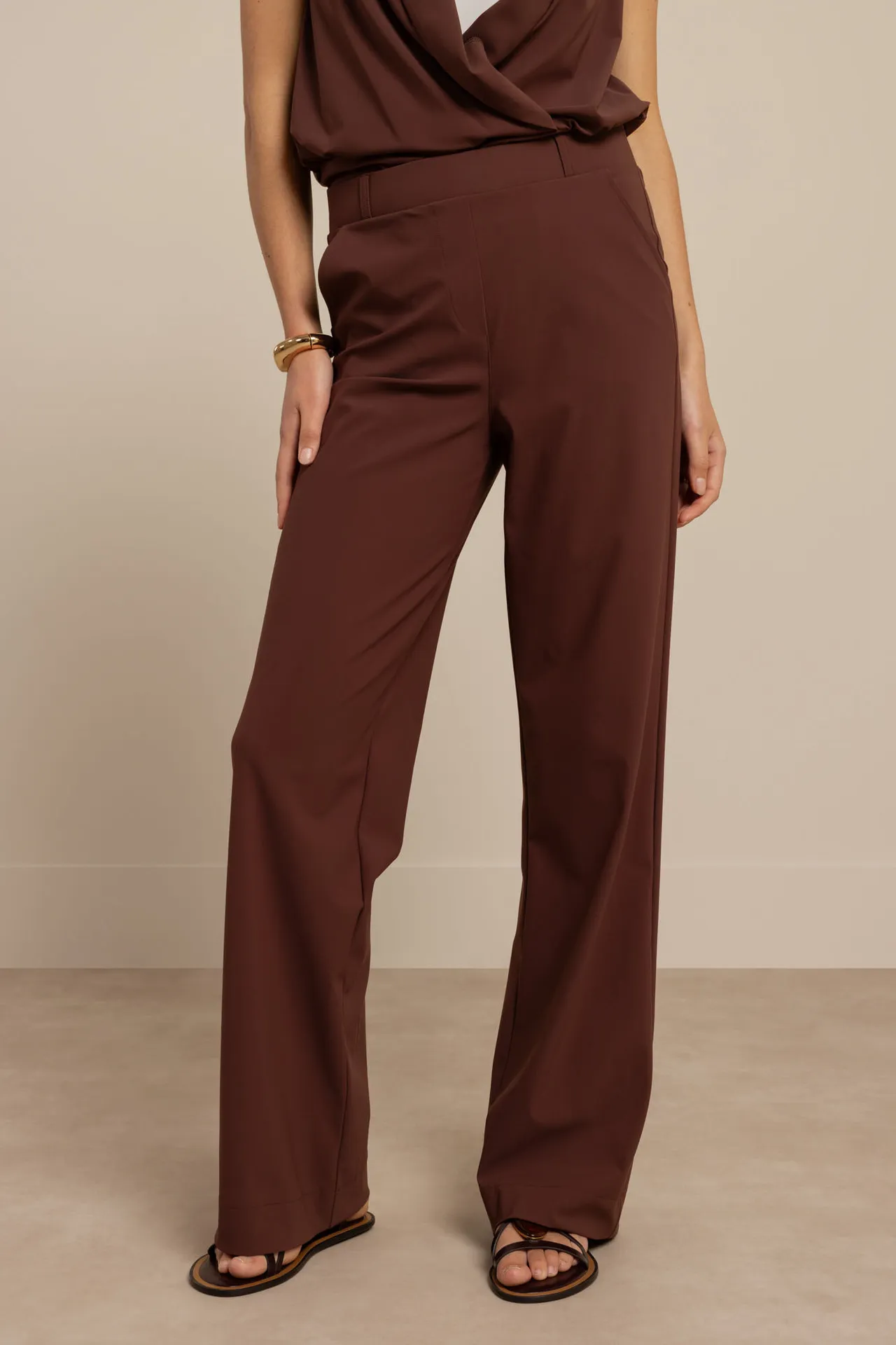 Marilon trousers - Chestnut