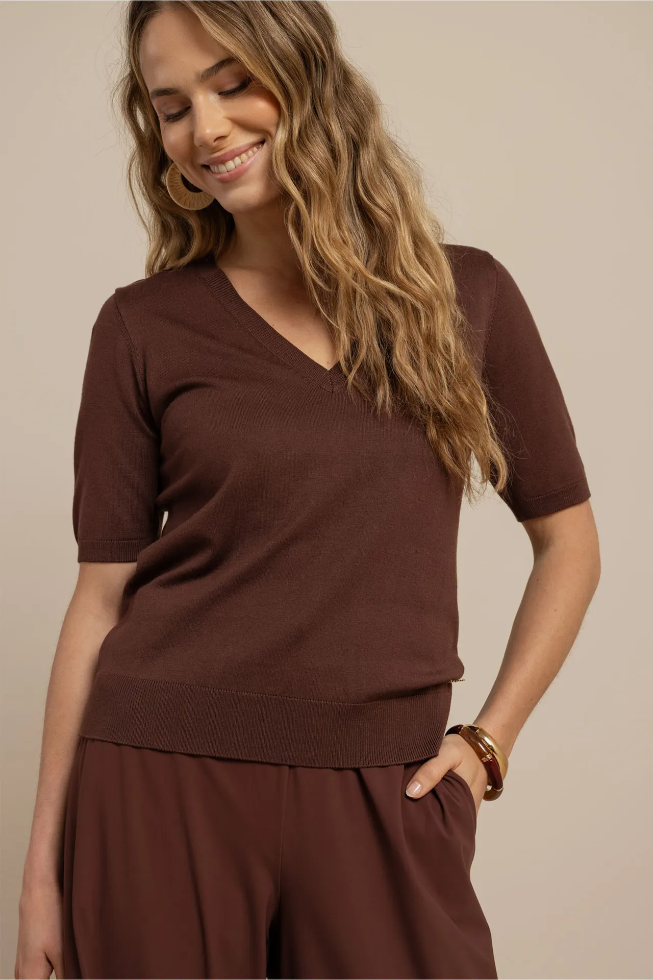 Truida pullover - Chestnut