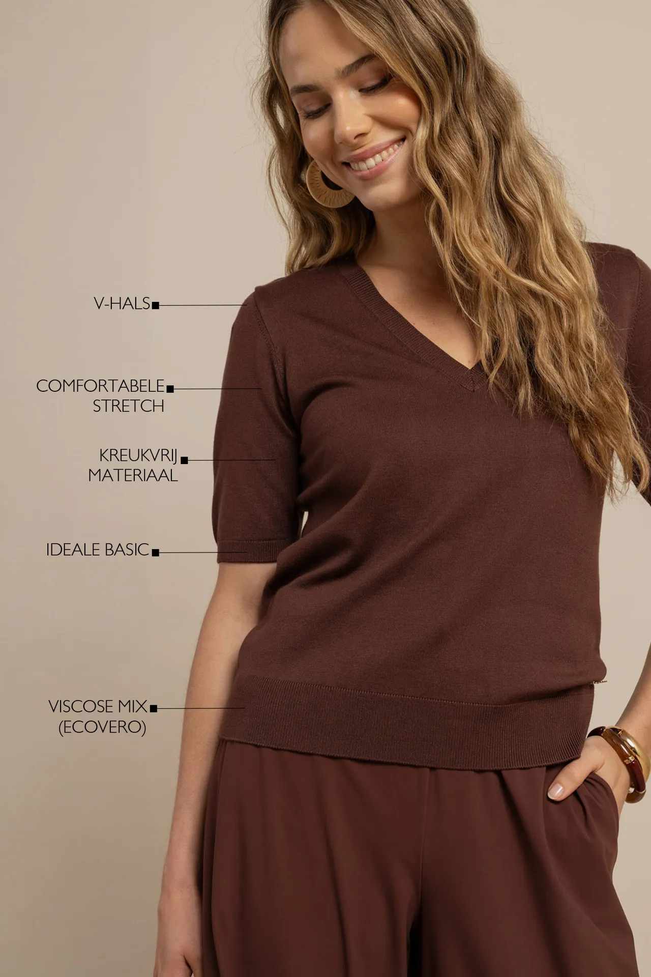 Truida pullover - Chestnut - Afbeelding 3