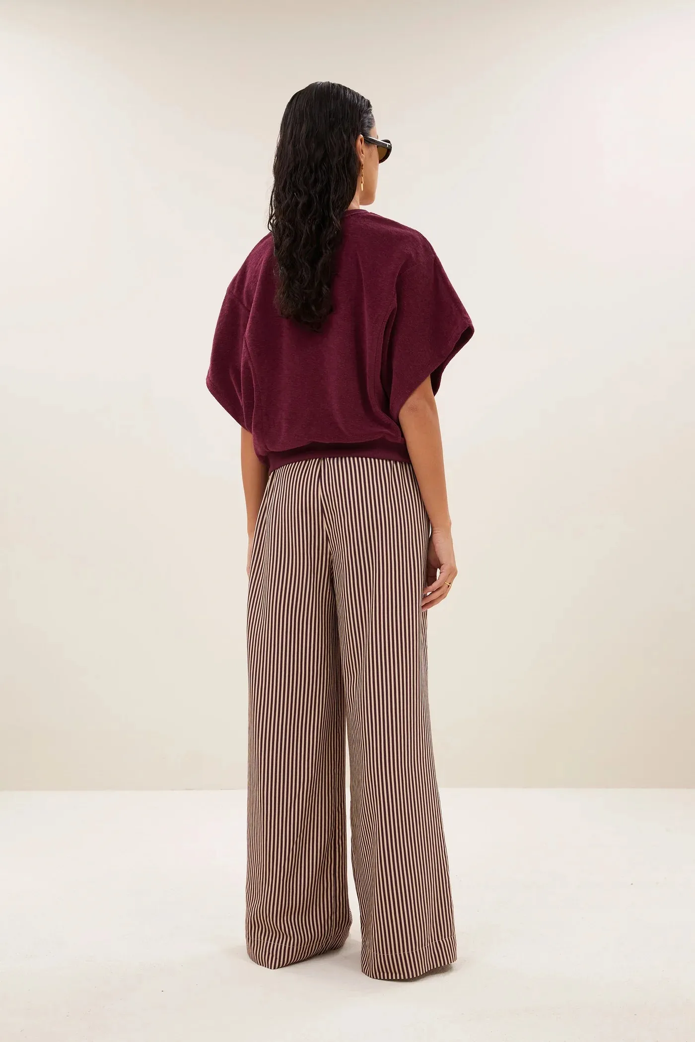 nuki slub top - burgundy crush - Afbeelding 4