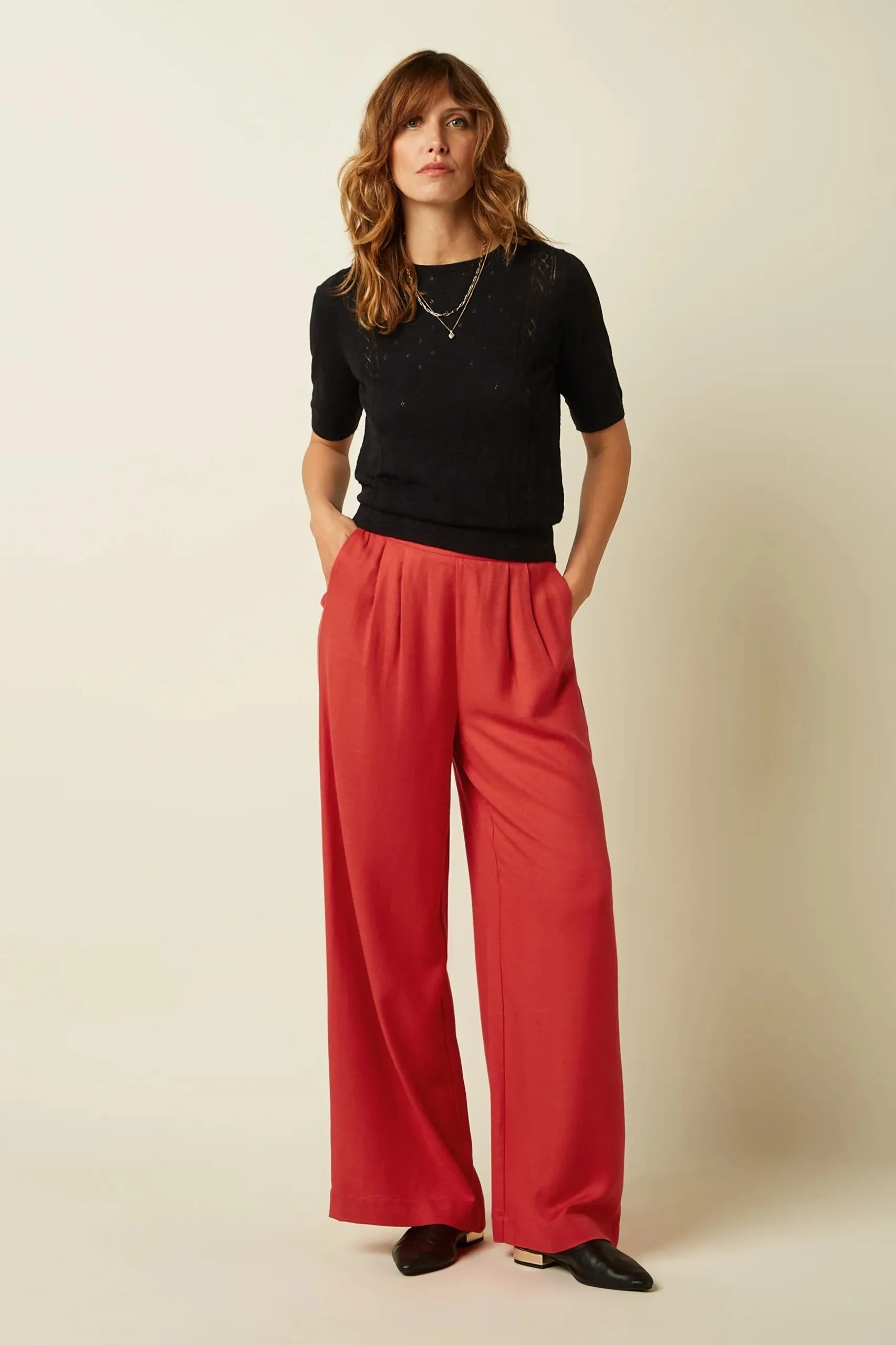 Irma Pants Cameron - Rood