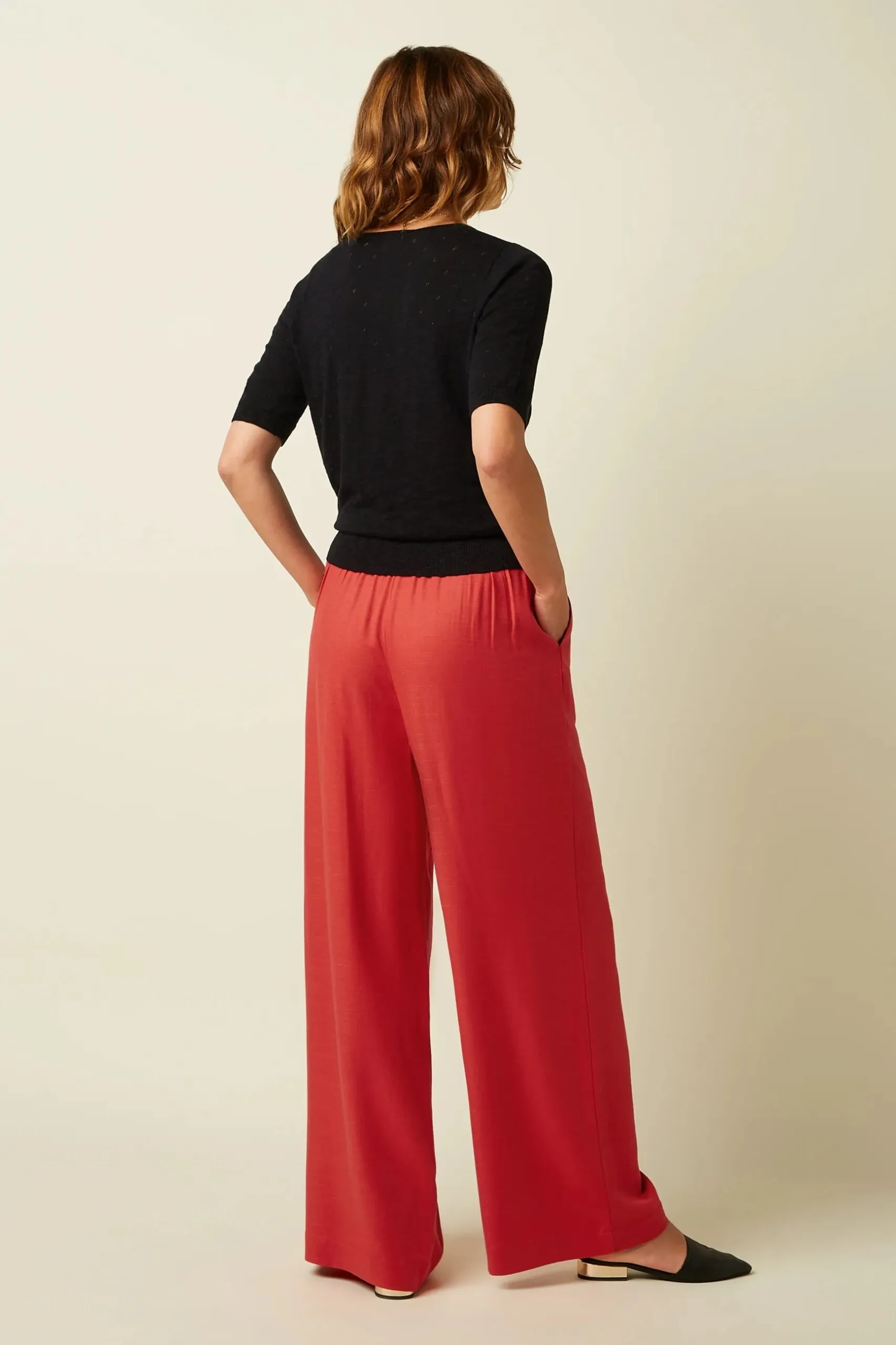 Irma Pants Cameron - Rood - Afbeelding 3