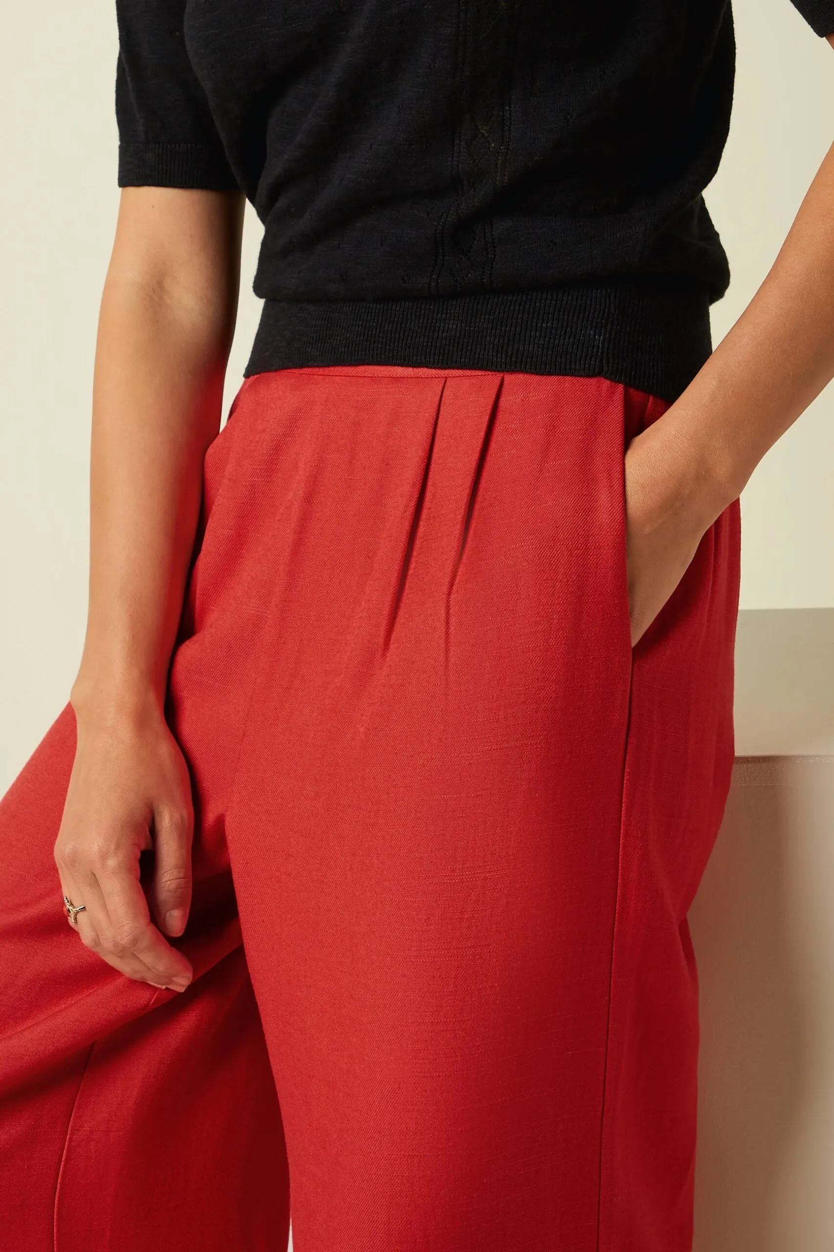 Irma Pants Cameron - Rood - Afbeelding 4