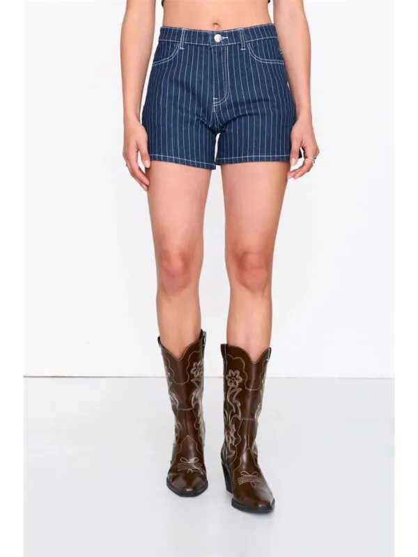 Striped Shorts - Blauw