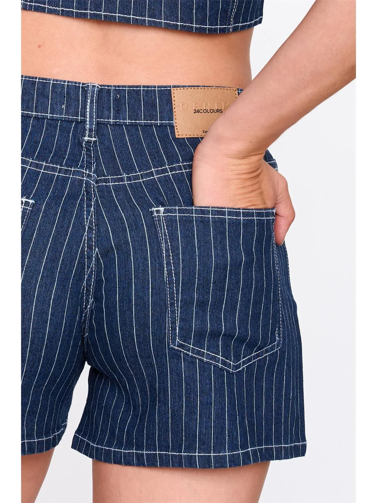 Striped Shorts - Blauw - Afbeelding 4