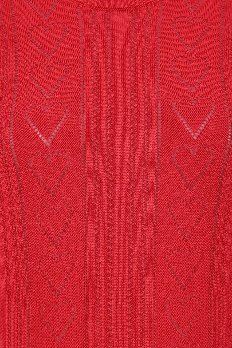 50s Ruby Heart Jumper - Rood - Afbeelding 4