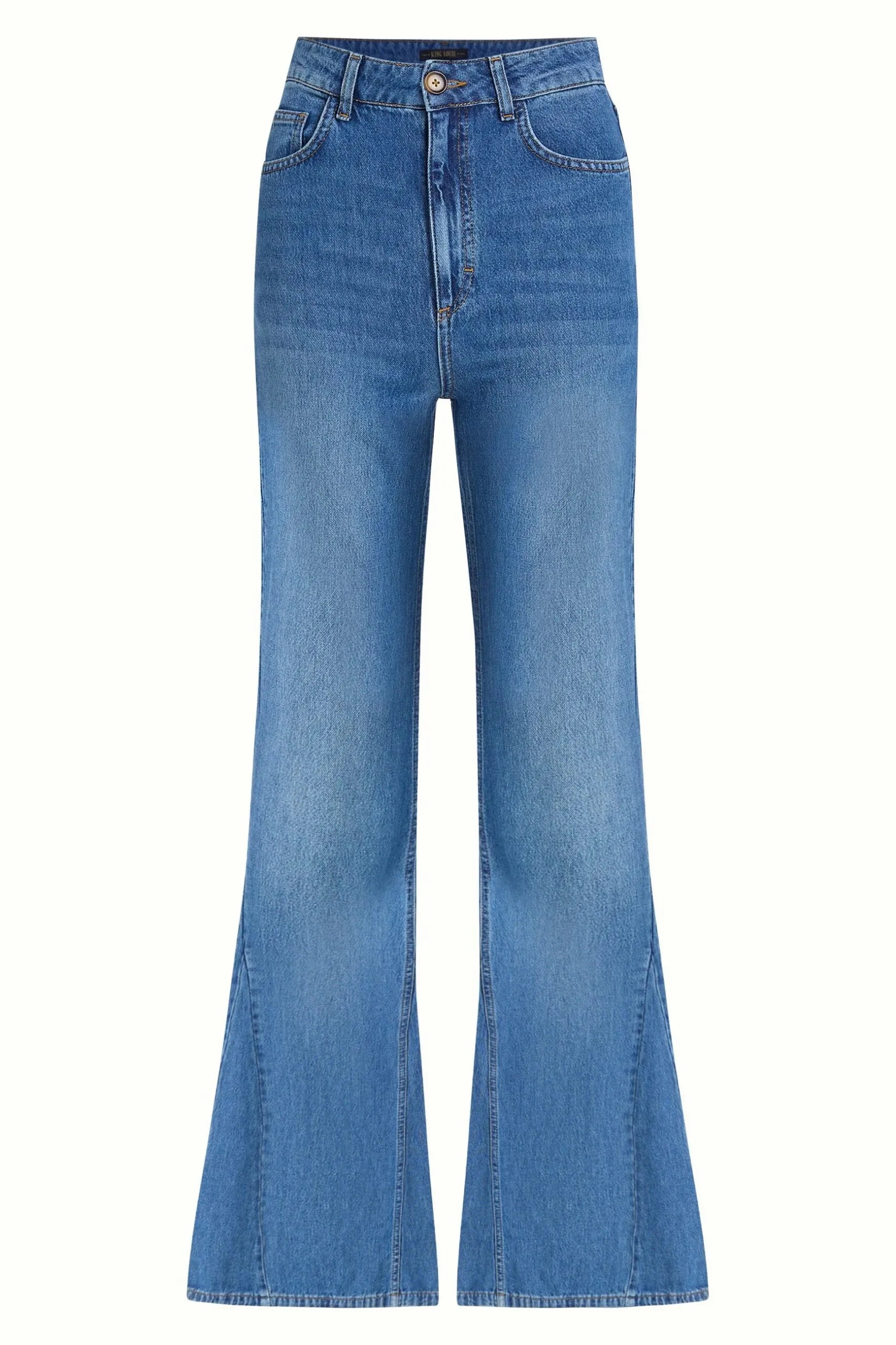 Jimmy Bell Bottom Pants Stone Denim - Blue Tint - Afbeelding 4