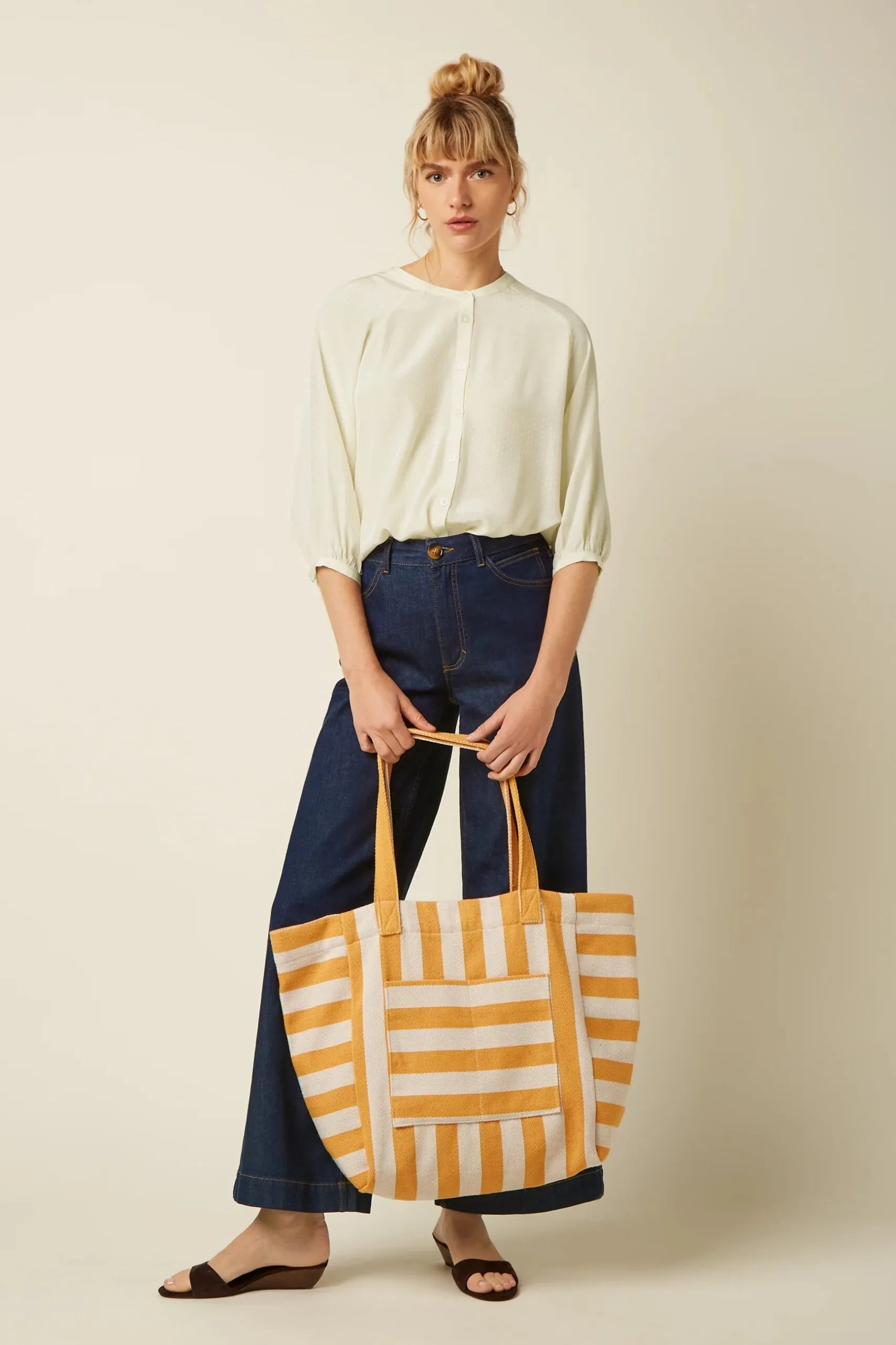 Shopper La Plage - Honey Yellow - Afbeelding 2