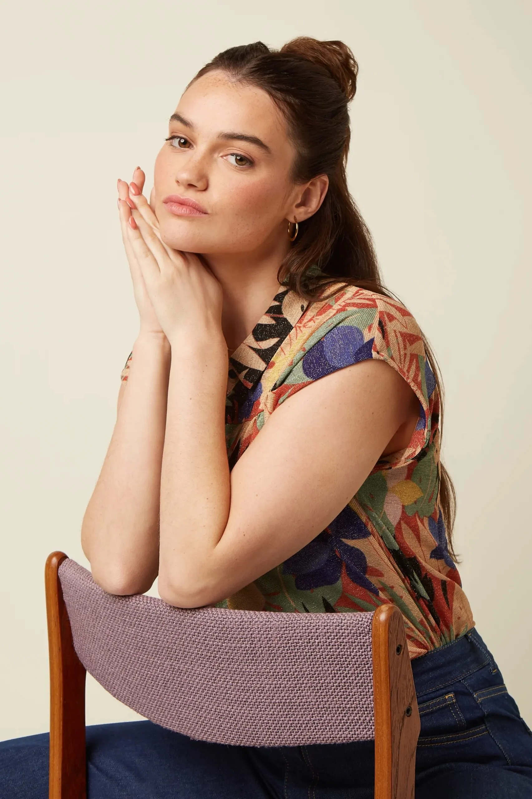 Amy Blouse Mola - Meerkleuren - Afbeelding 3