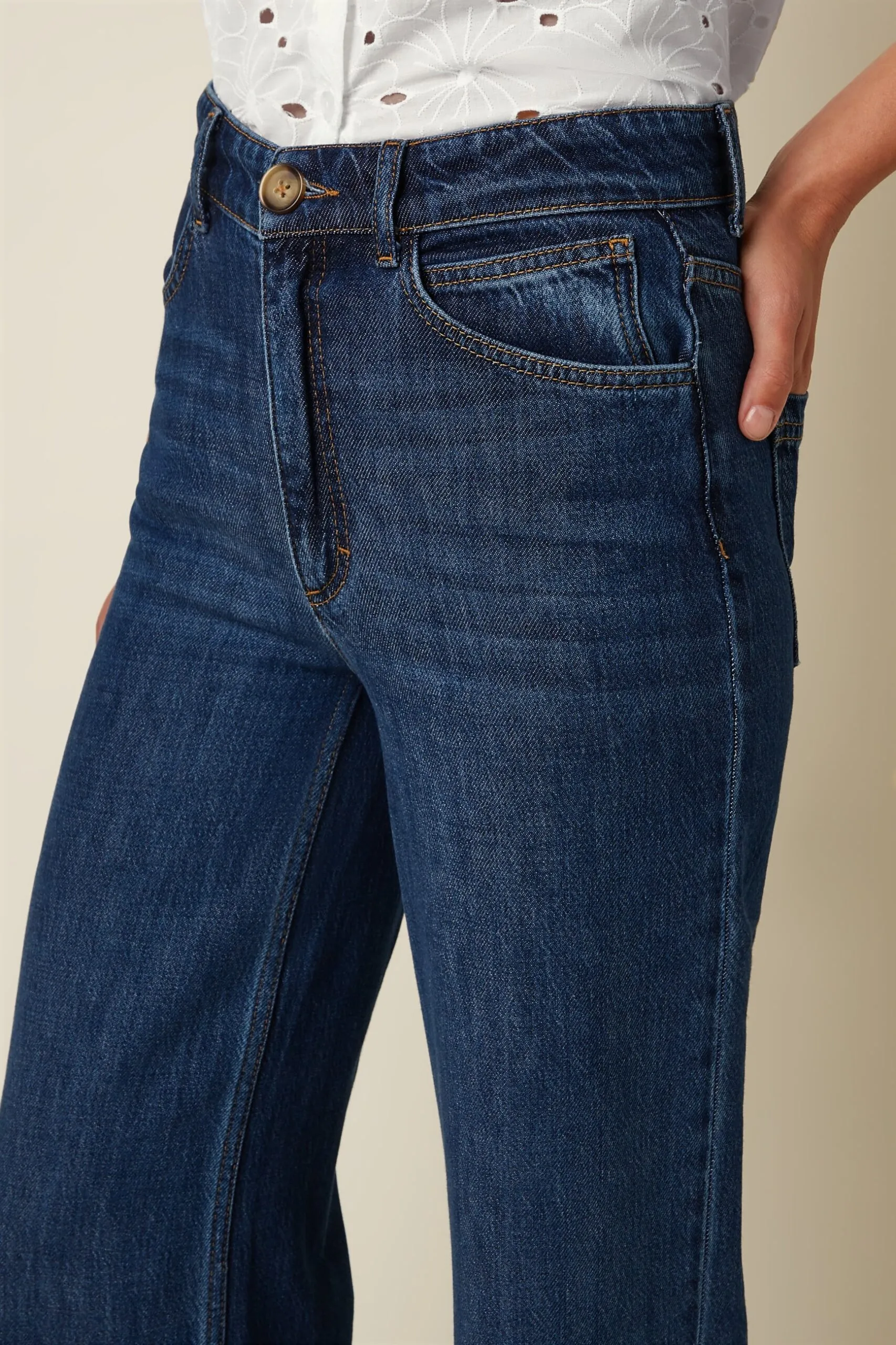 Paige Pants Playa Denim - Denim - Afbeelding 4