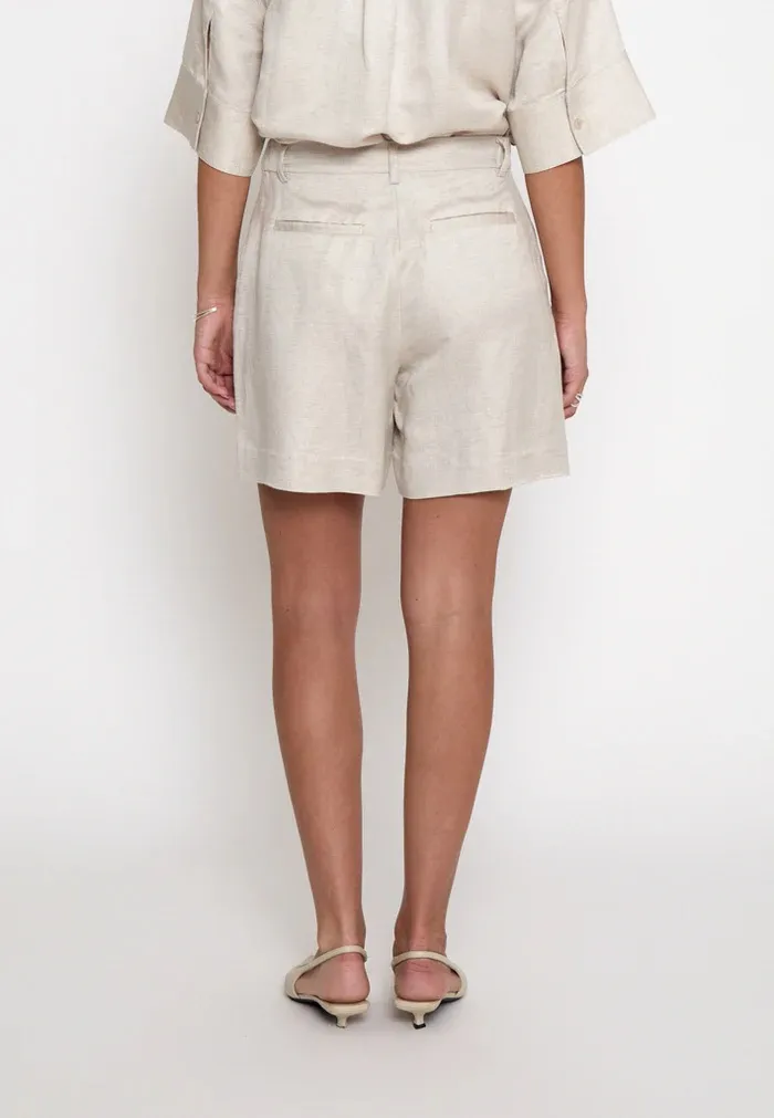 MS Juno Linen Short - Zand - Afbeelding 2