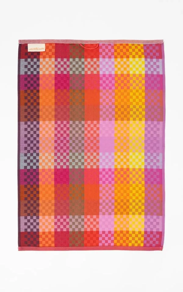 tea towel - #136A checkered check