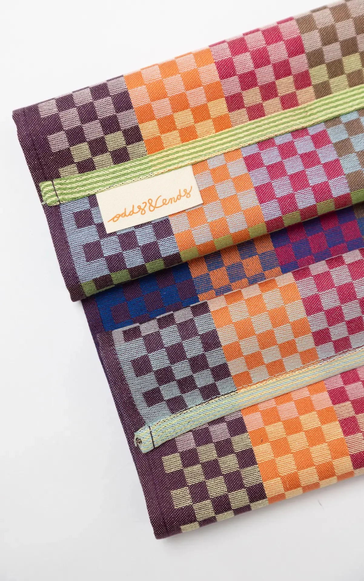 tea towel - #136B checkered check - Afbeelding 3