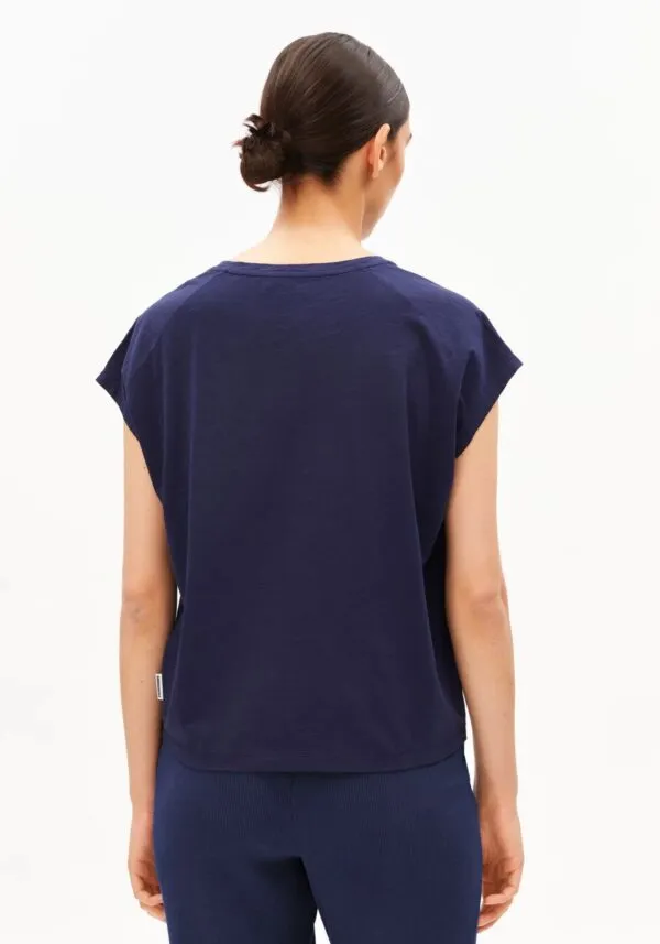 SLUB JERSEY T-SHIRT - Navy