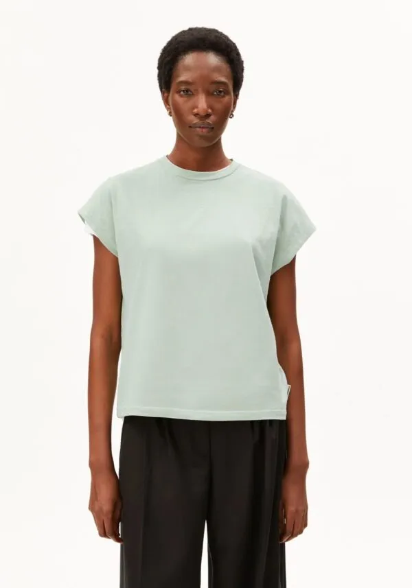 SLUB JERSEY T-SHIRT - Lichtgroen