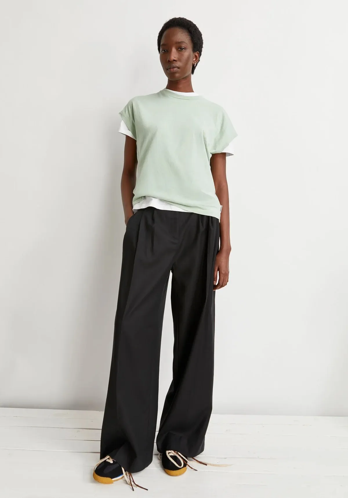 SLUB JERSEY T-SHIRT - Lichtgroen - Afbeelding 3