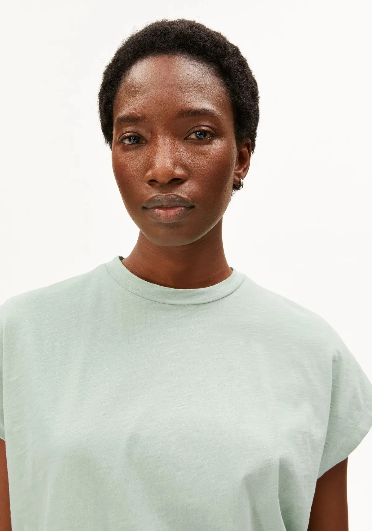 SLUB JERSEY T-SHIRT - Lichtgroen - Afbeelding 4