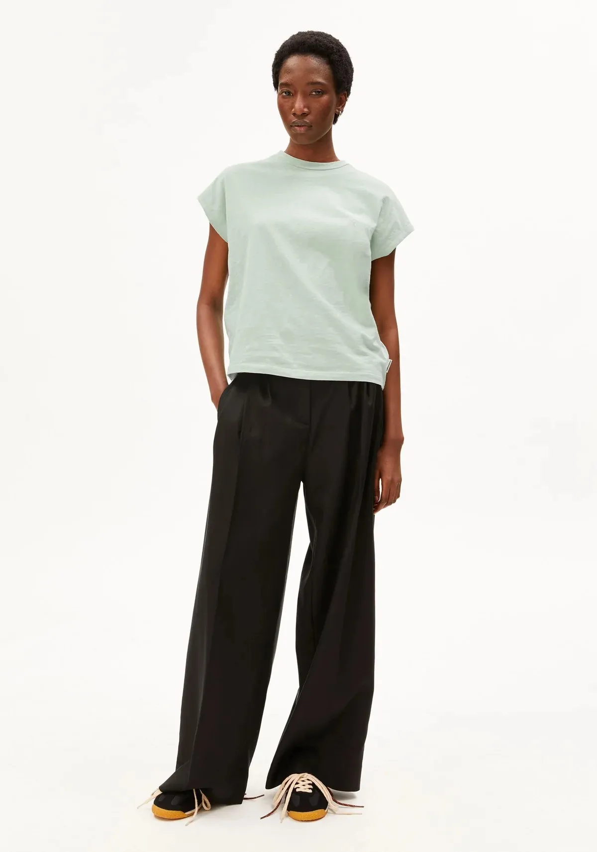 SLUB JERSEY T-SHIRT - Lichtgroen - Afbeelding 5