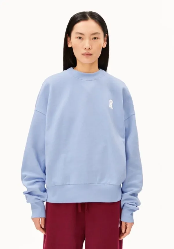 ICONIC Ã… ALIZAA SWEAT - Lichtblauw