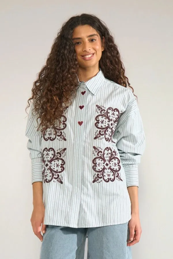 Nuditty Shirt - Lichtblauw