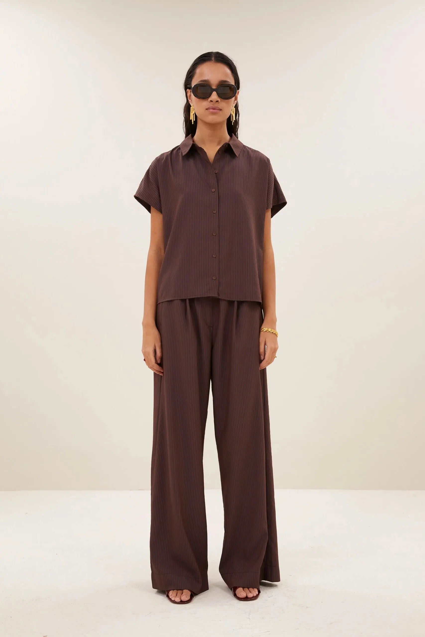 barley tan stripe blouse - tanning stripe - Afbeelding 3