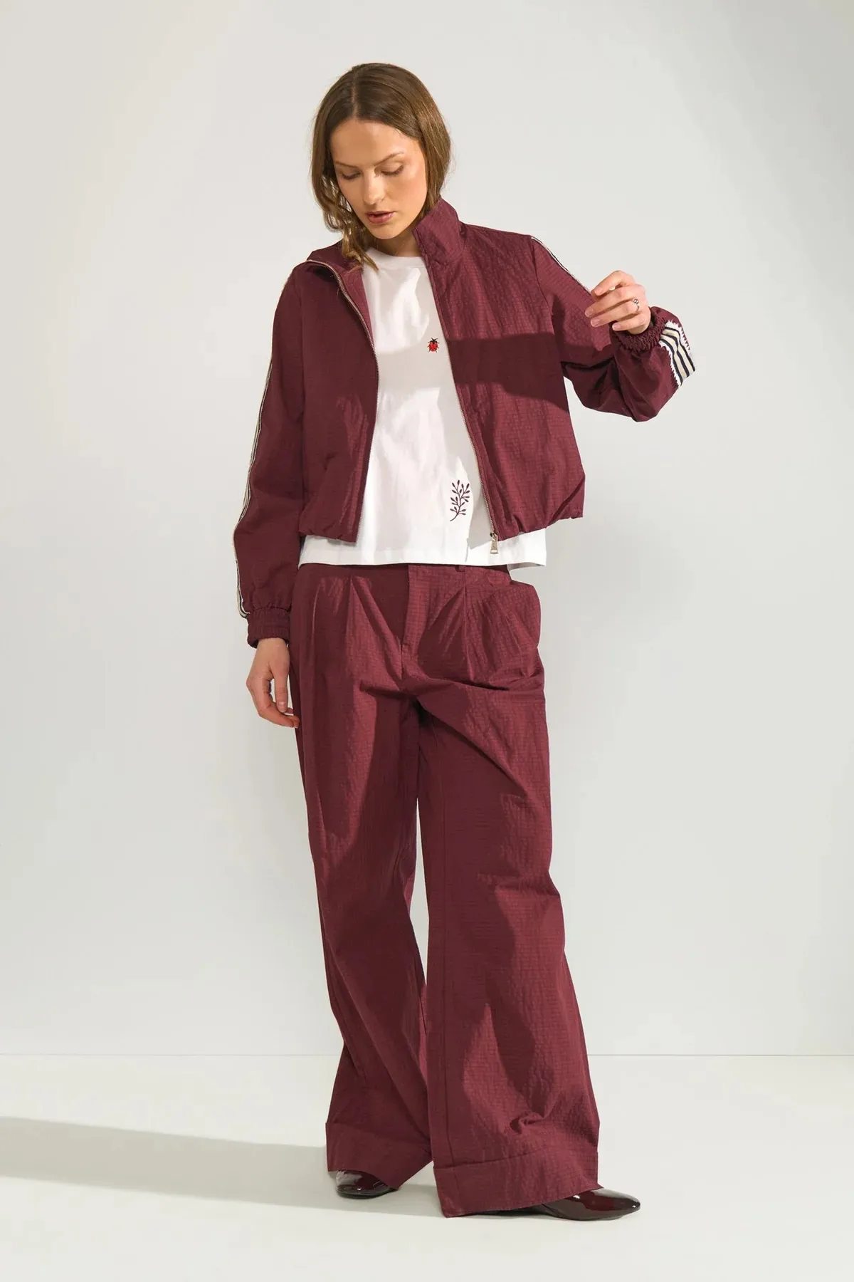 Nutuja Bomber Jacket - bordeaux - Afbeelding 3