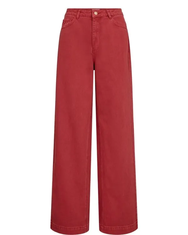 Nuhamilton HR Wide Jeans - Rood