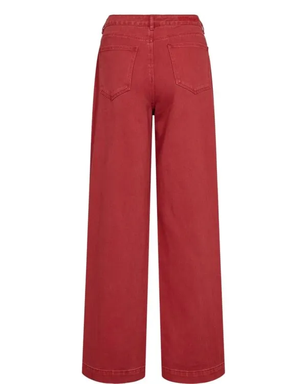 Nuhamilton HR Wide Jeans - Rood