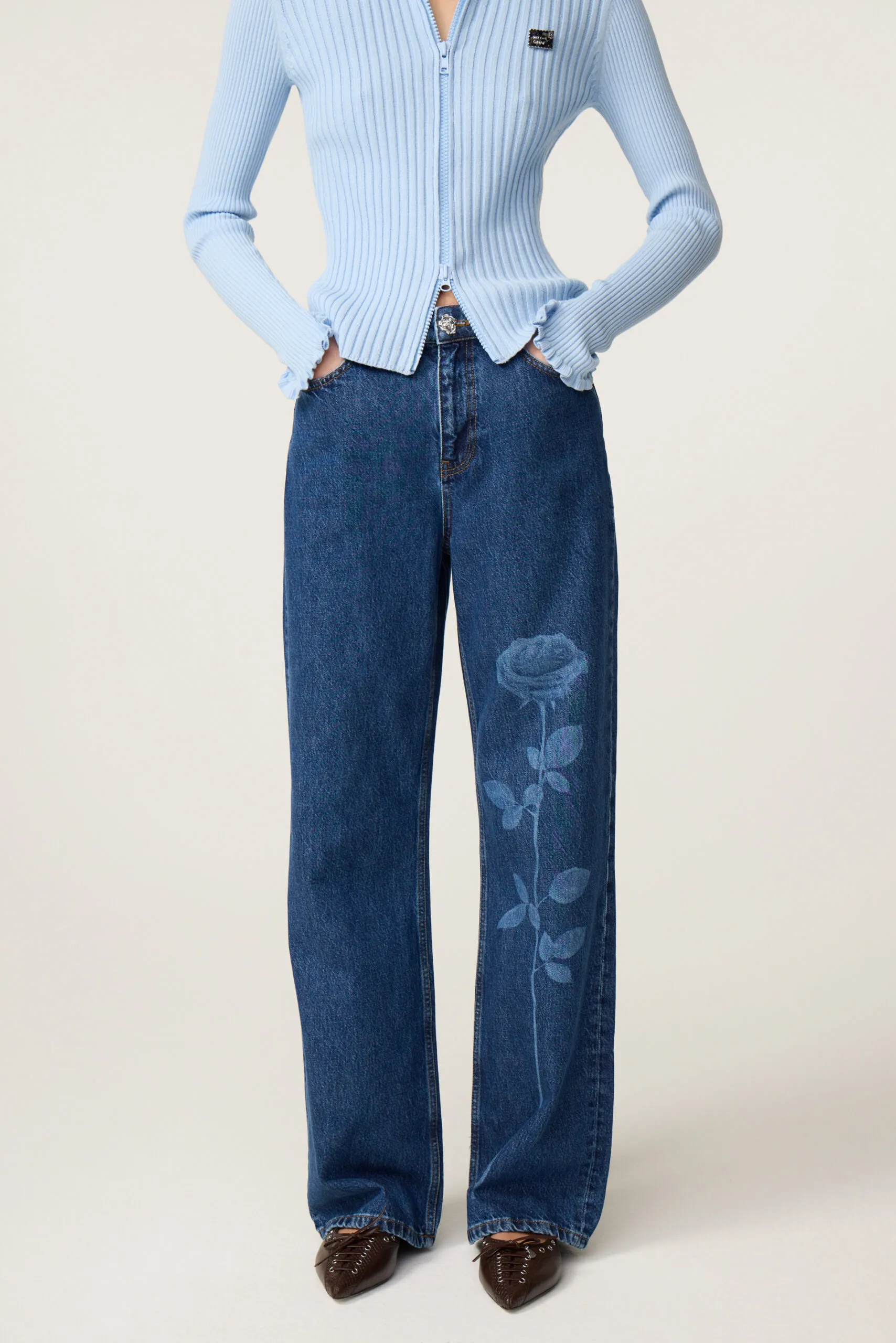 Zoe Boyfriend Jeans - Laser Rose