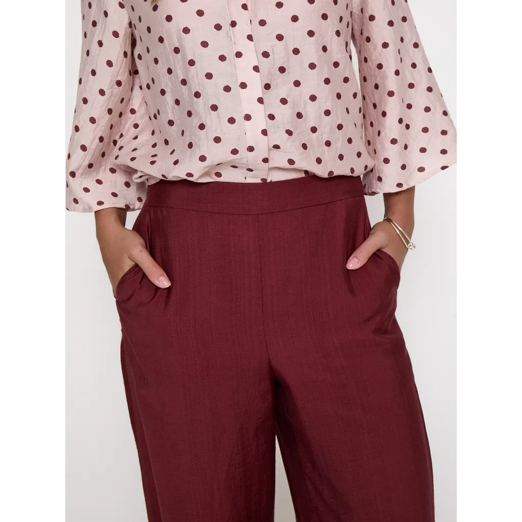 MSSeria Pants - Donkerrood - Afbeelding 3
