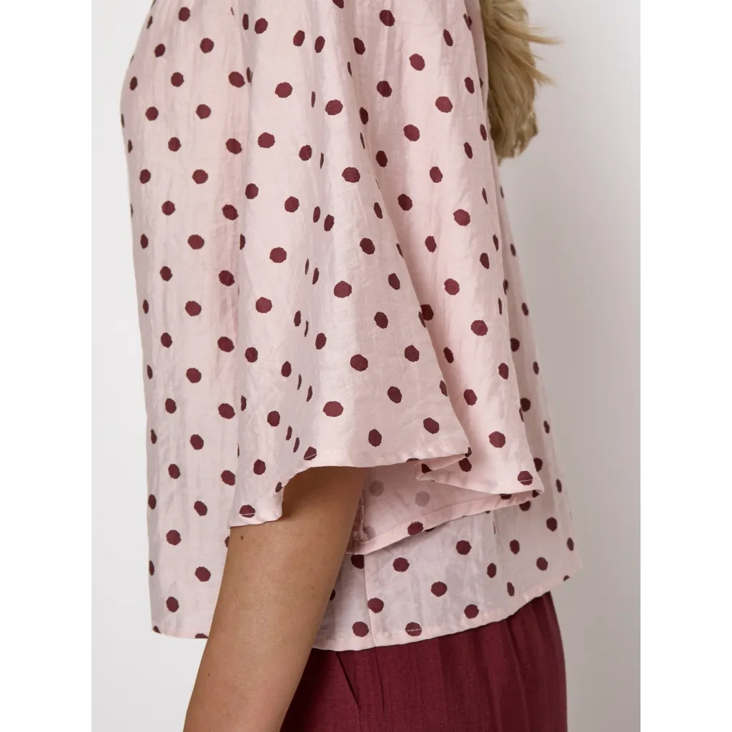 MSViviana V- Neck Blouse - Licht roze - Afbeelding 4