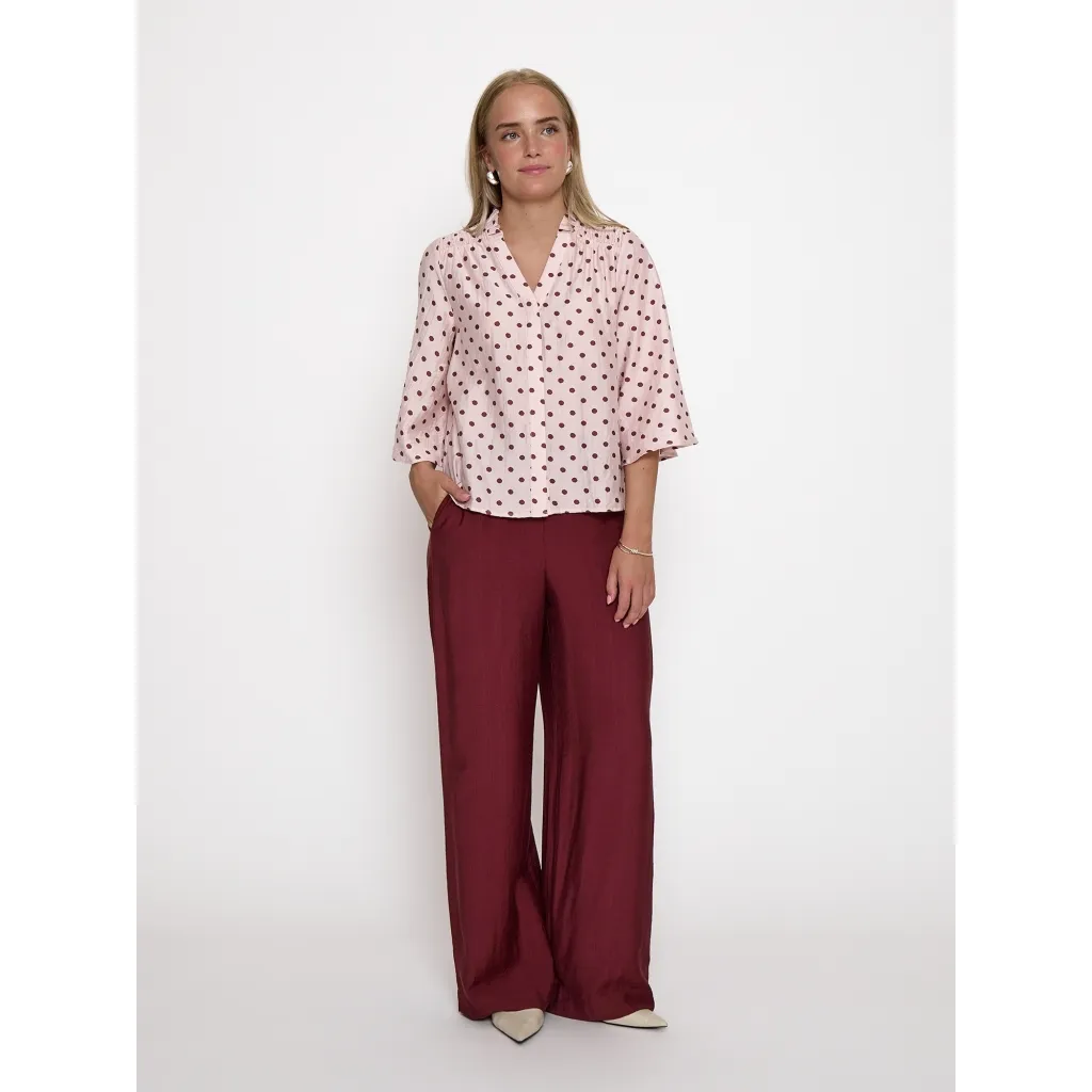 MSViviana V- Neck Blouse - Licht roze - Afbeelding 5