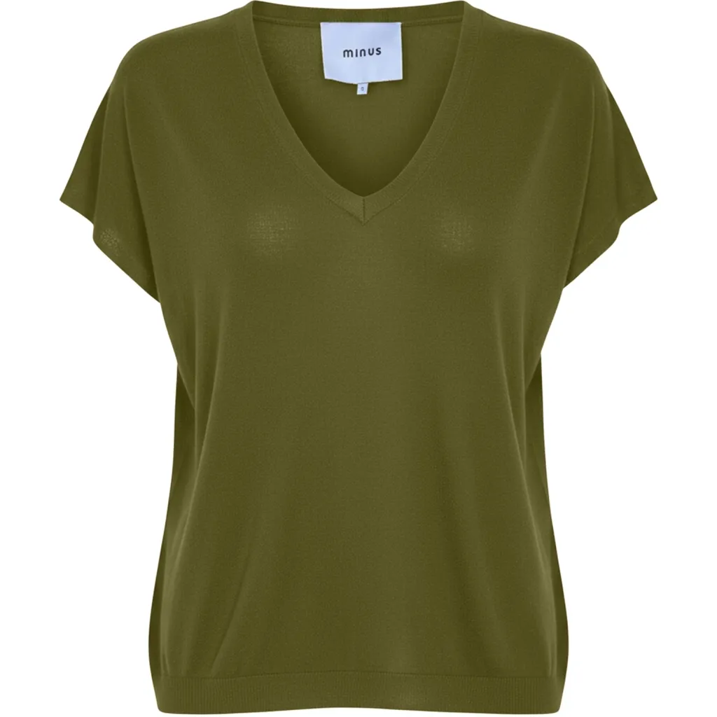 MSPeyton Batsleeve Knit T-Shirt - Groen - Afbeelding 4