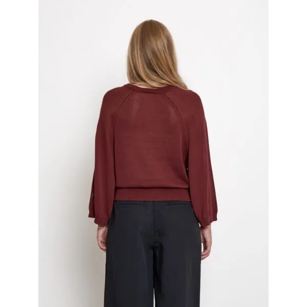 PCRiley Knit Pullover - Maroon