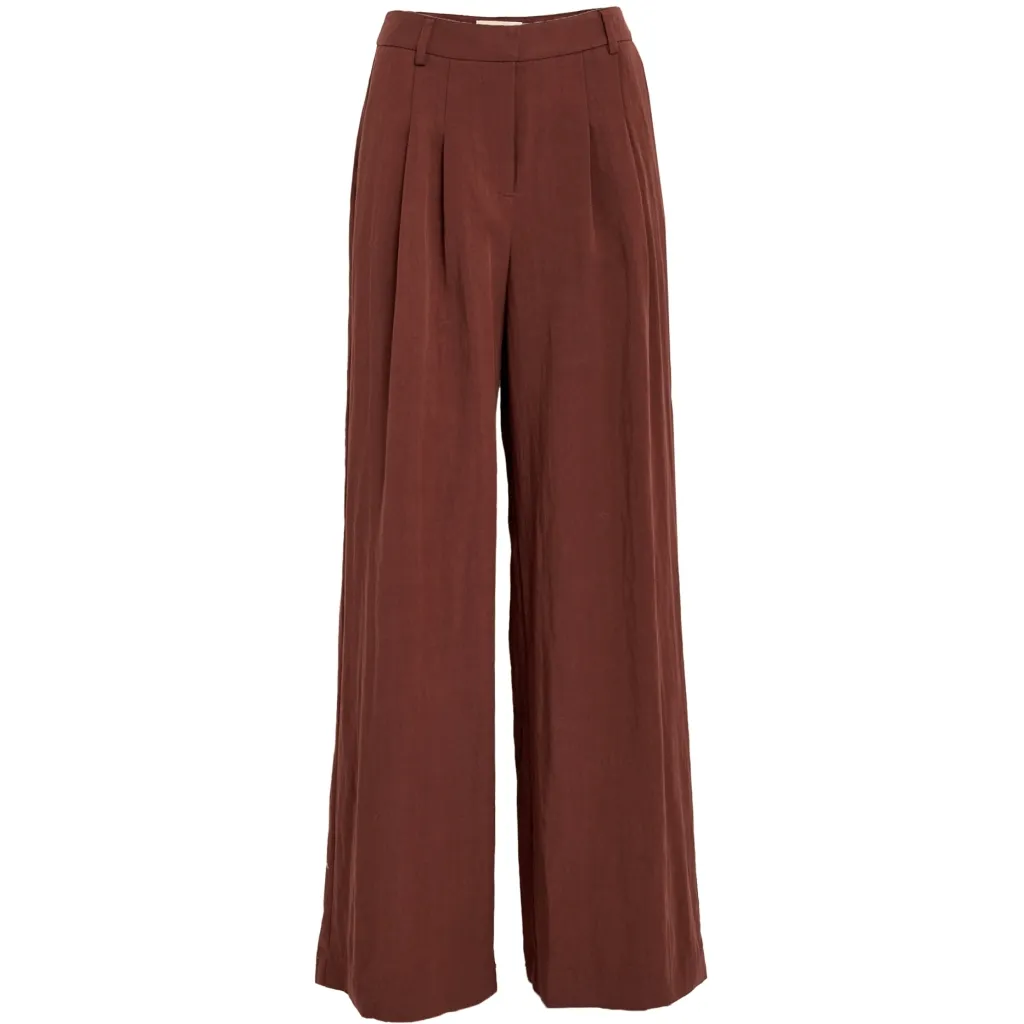 PCRebecca Wide Pant - Maroon