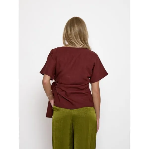 PCRebecca Blouse - Maroon