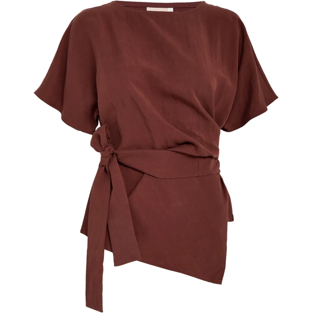 PCRebecca Blouse - Maroon - Afbeelding 4