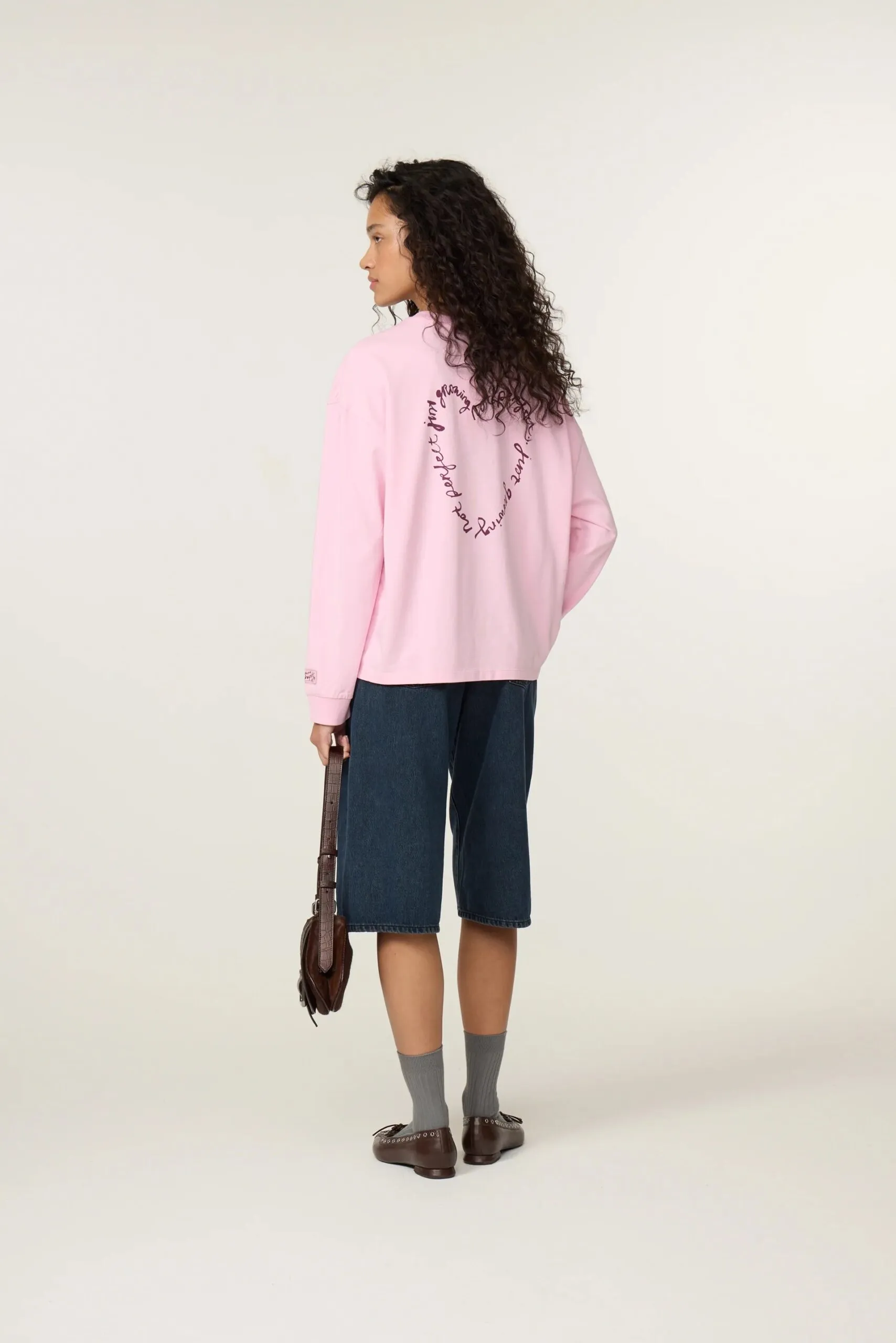 Madeleine Perfect LS T-shirt - Pink Rose - Afbeelding 3