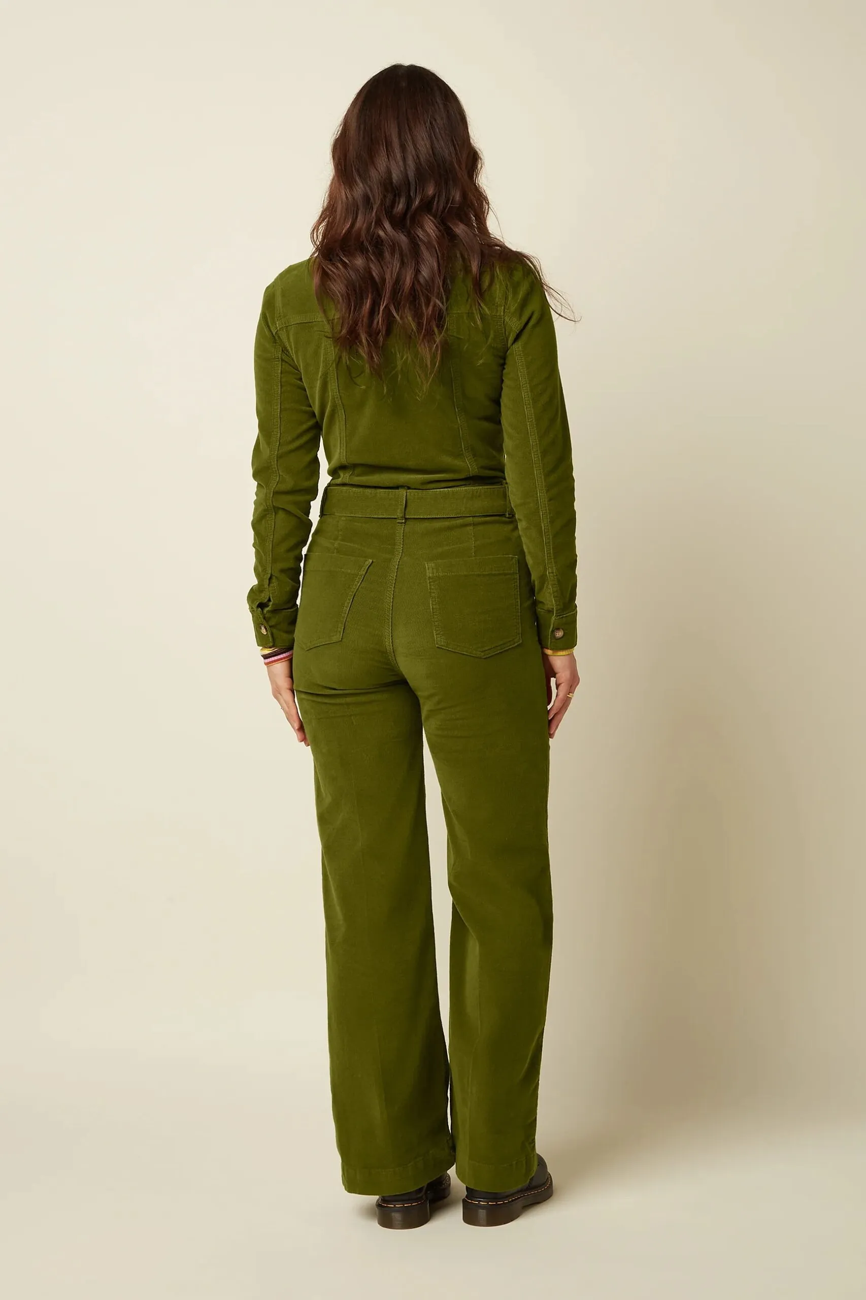 Mia Jumpsuit Baby Cord - Posey Green - Afbeelding 3