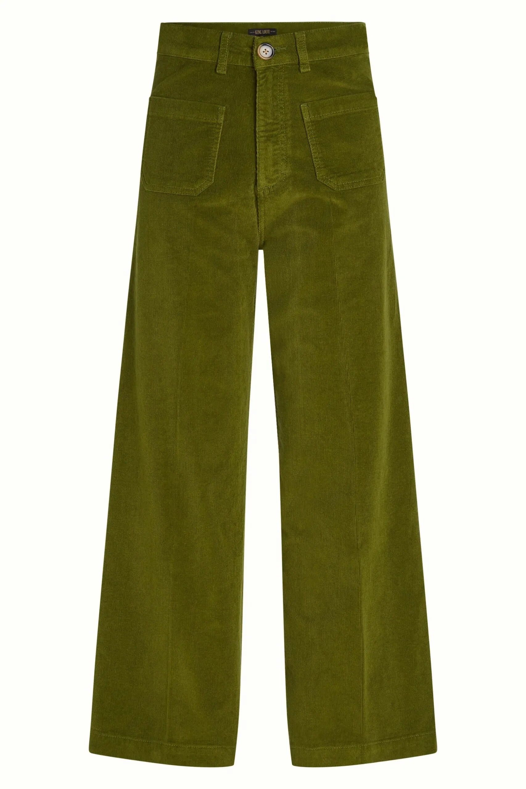 Paige Pocket Pants Baby Cord - Posey Green - Afbeelding 5