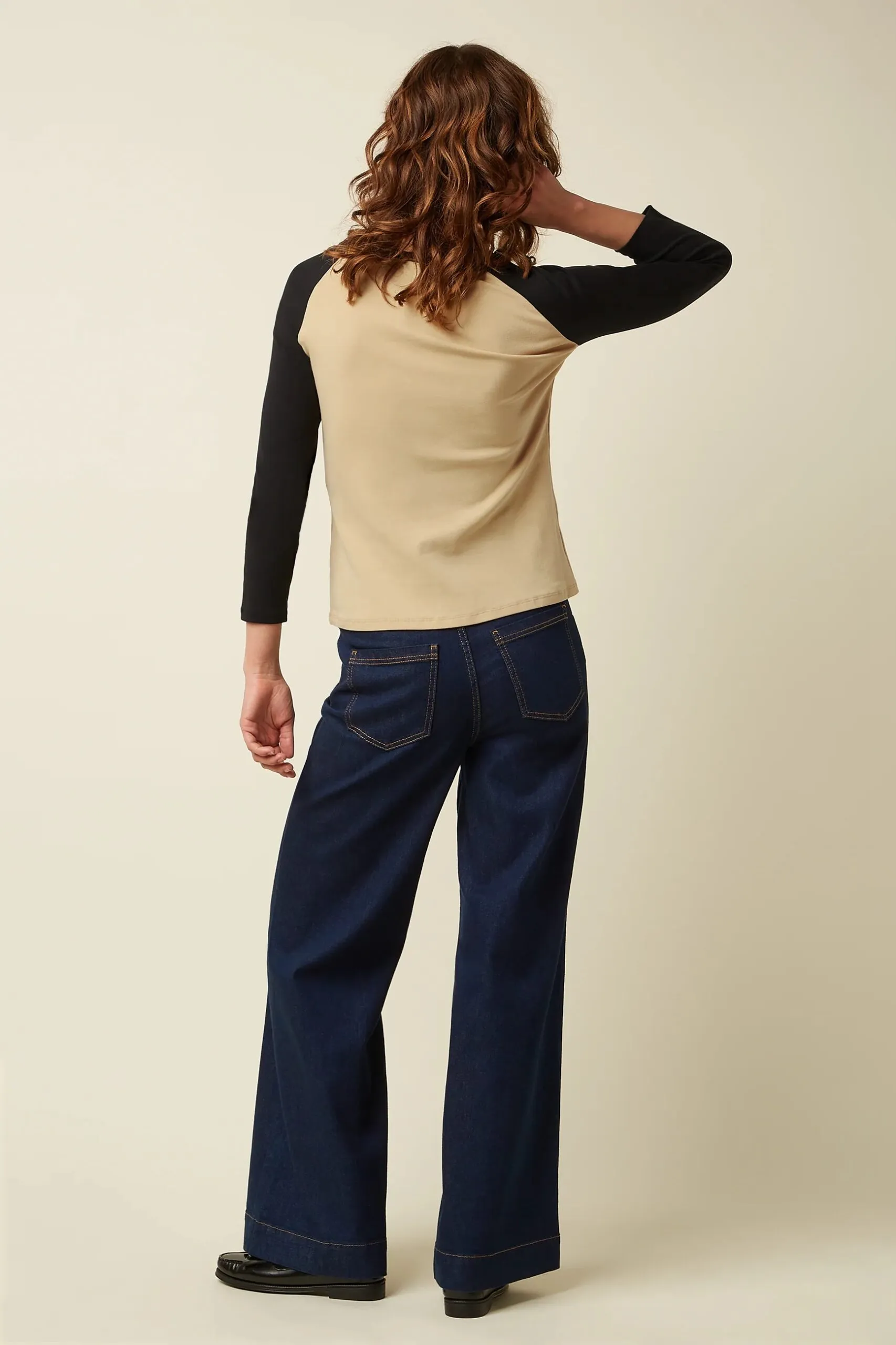 Paige Pants Petite Onyx Denim - Deep Blue - Afbeelding 3